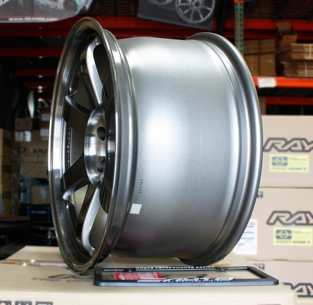 Rays TE37SL Graphite Wheel Rim 18" 18x9.5 +22 5x114 for 300zx G35 G37 350z 370z