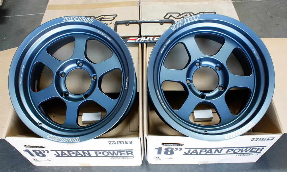 Rays Volk Racing TE37XT Matte Blue Gunmetal Wheel 18x9.5 +0 5x150, set 4