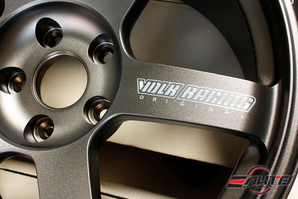 Rays Volk Racing TE37 Saga Wheel Rim 18" 18x9.5 +38 5x114 *Bronze Face 3 Concave
