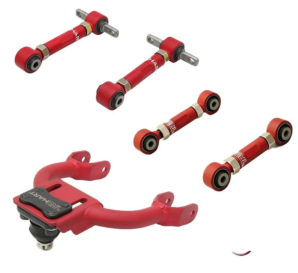TruHart 6pc Front + Rear Camber + Toe Control Arm for Civic 92-95 Integra 94-01