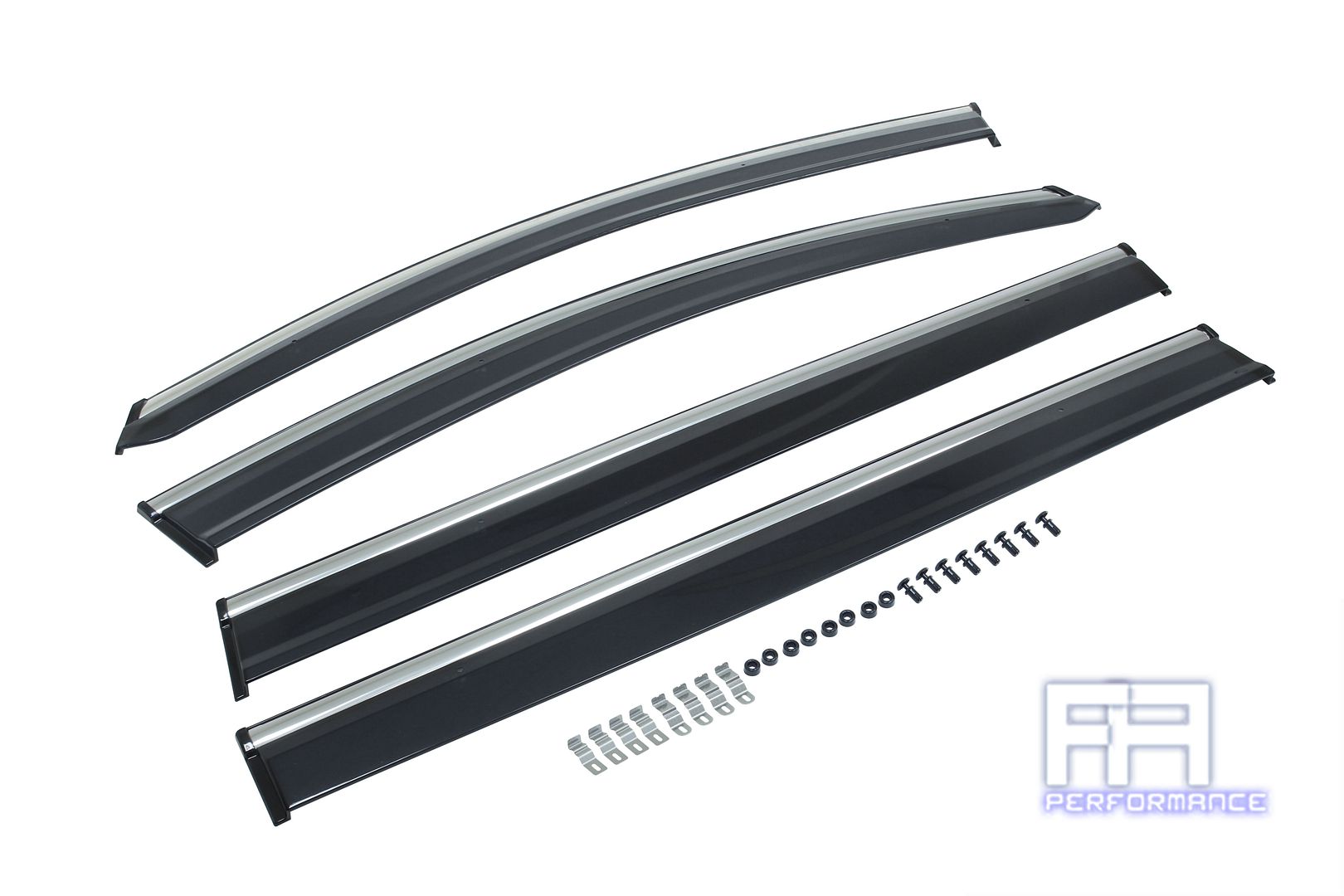 Manzo Window Visors Rain Wind Guards Shade *Clip On* For Honda Odyssey 11-17 RL5