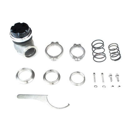 Rev9 RS V2 44mm V Band Wastegate Actuator Black- 5 10 11 PSI Spring Clamp Flange