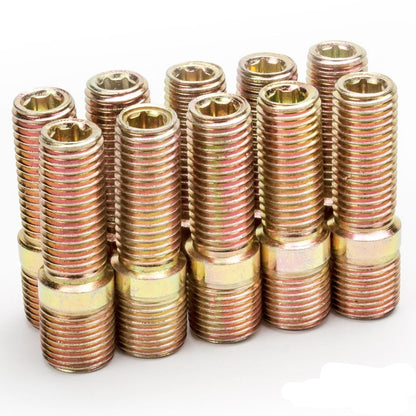10pc 45mm 14x1.25 to 12x1.5 Rim Wheel Conversion Converter Adapter Bolts Studs 