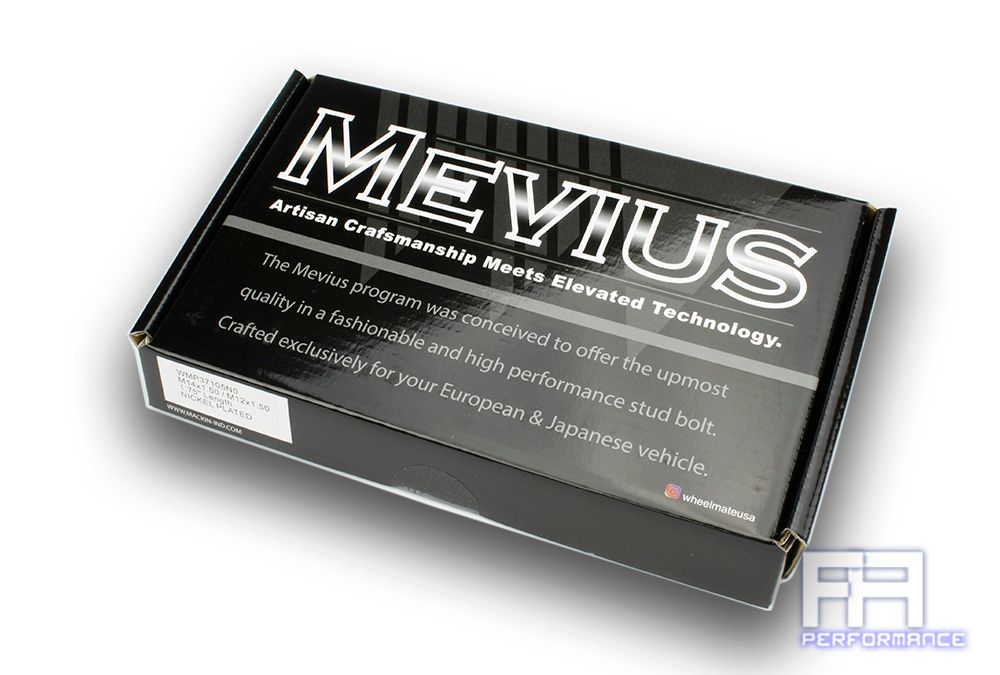  MEVIUS 20pc 44mm 14x1.5 to 12x1.5 Rim Wheel Stud Conversion Converter Adapter