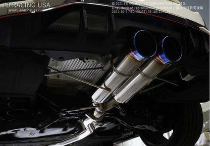 J'S RACING Civic Type-R FK8 C304 SUS Exhaust Dual 70RS Plus Street Legal