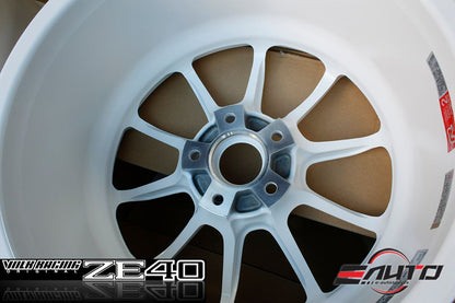 Rays Volk Racing ZE40 *Dash White* Wheel Rim 18" 18x9.5 +40 5x120 19lbs