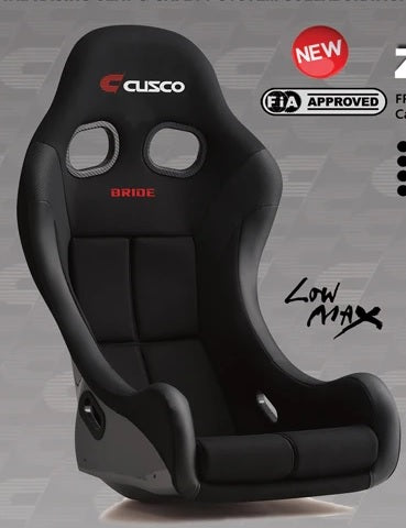 CUSCO x BRIDE ZIEG IV Full Bucket Seat *Low Max System* (BLACK)