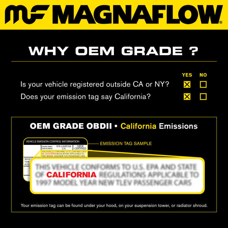 MagnaFlow Direct Fit Catalytic Converter Audi S4