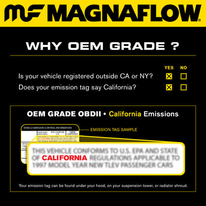 MagnaFlow Direct Fit Catalytic Converter Audi S4