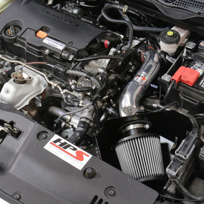 HPS Performance Air Intake Kit 2016-2021 Honda Civic 2.0L Non Turbo-Black