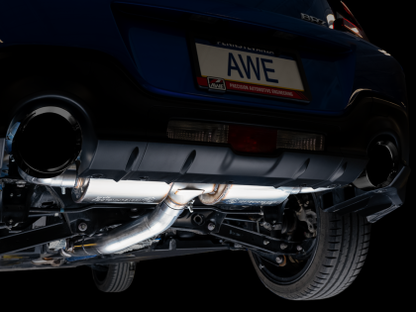 AWE Subaru BRZ GR86 GT86 Touring Edition Cat-Back Exhaust- Diamond Black Tips