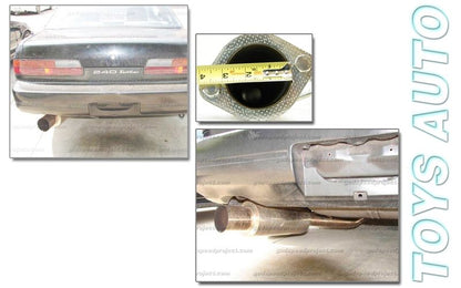Rev9 3" CATBACK EXHAUST MUFFLER for S13 SILVIA SR20det SR20