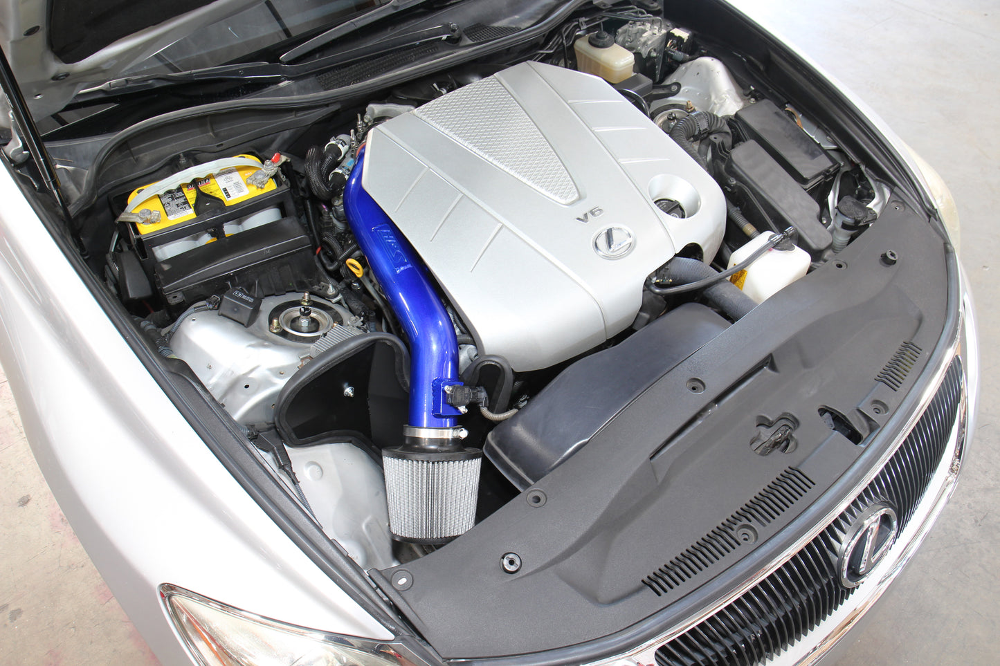 HPS Performance Air Intake Kit Lexus 2007-2011 GS350 3.5L V6-Blue