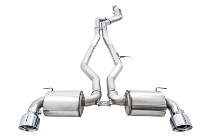 AWE Tuning 2020 Toyota Supra A90 Non-Resonated Touring Edition Exhaust - 5in Chrome Silver Tips