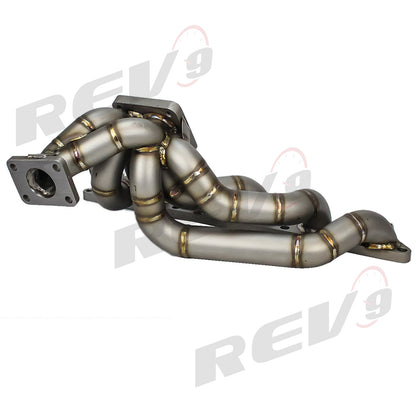 Rev9 HP Equal Length Top Mount T4 Turbo Manifold for Supra 86-92 7M-GTE 7MGTE