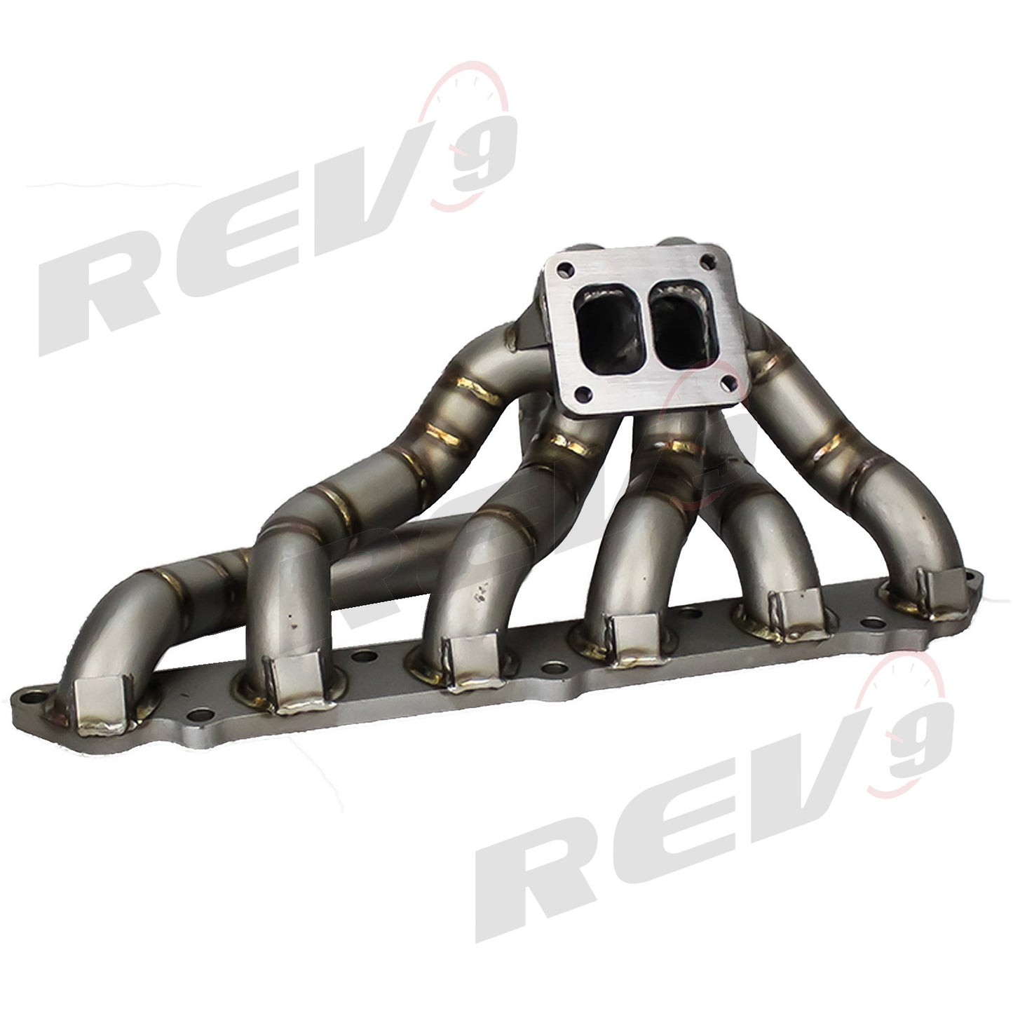 Rev9 HP Equal Length Top Mount T4 Turbo Manifold for Supra 86-92 7M-GTE 7MGTE