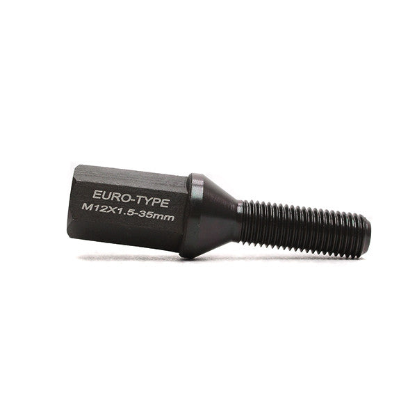 Godspeed Euro-Type Taper Cone Lug Bolts 12x1.5 35mm 10 Pcs