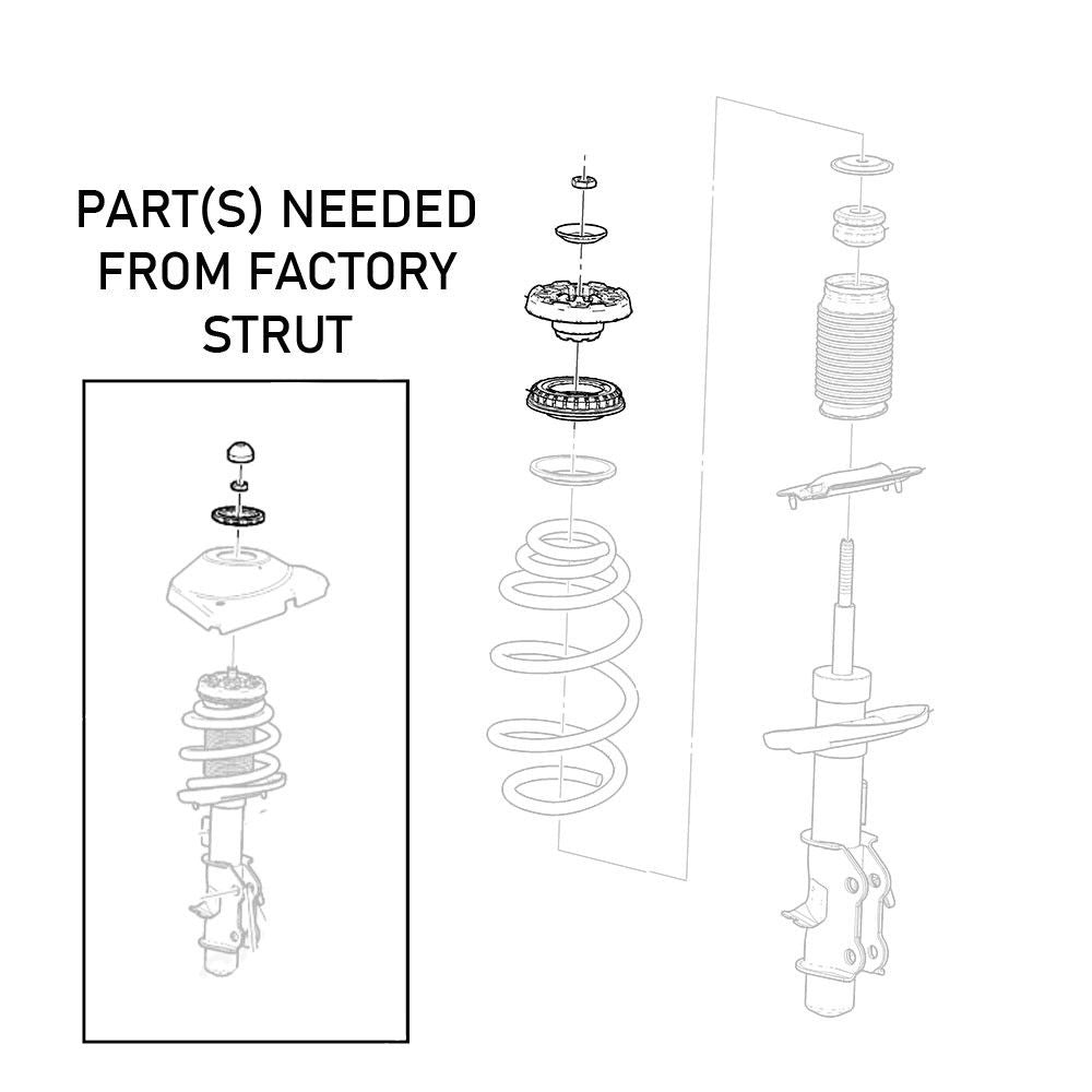 Godspeed *32way* MonoRS Coilover Shock+Spring for Chevrolet Camaro 10-15 