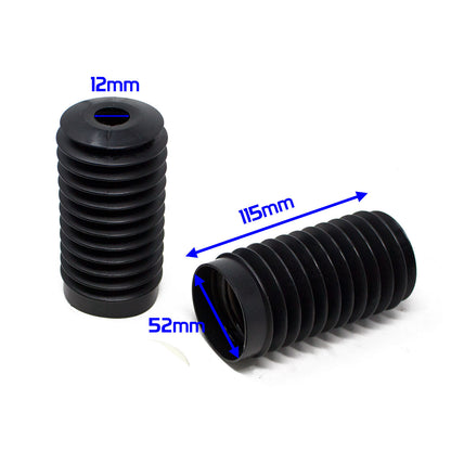 Godspeed Coilover STRUT DUST BOOT COVER WITH BUMP STOP SET OF 2 - 12MM I.D.
