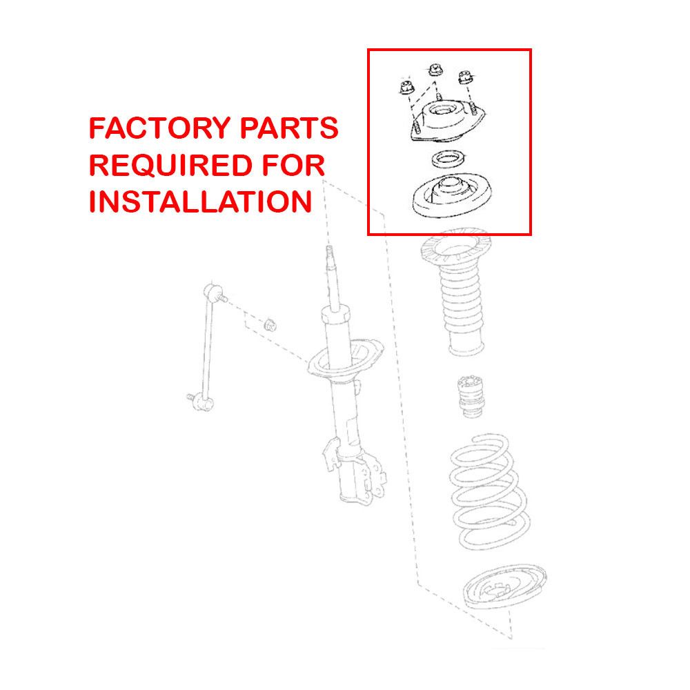 Godspeed 16way MonoSS Drop Coilovers - Sienna 04-10, 11-17