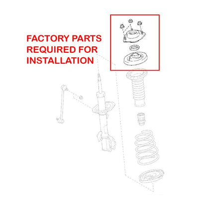 Godspeed 16way MonoSS Drop Coilovers - Sienna 04-10, 11-17