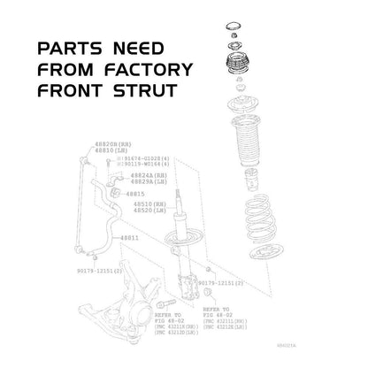 Godspeed 16way MonoSS Coilovers - Toyota Yairs 13-19 XP130 XP150