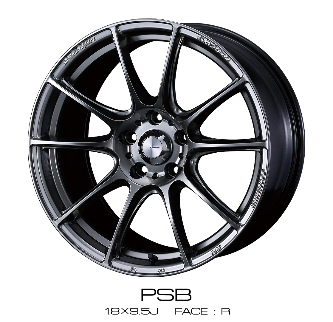 WedsSport Weds SA-25R 18x9.5J +12 5x114.3 PSB Wheel