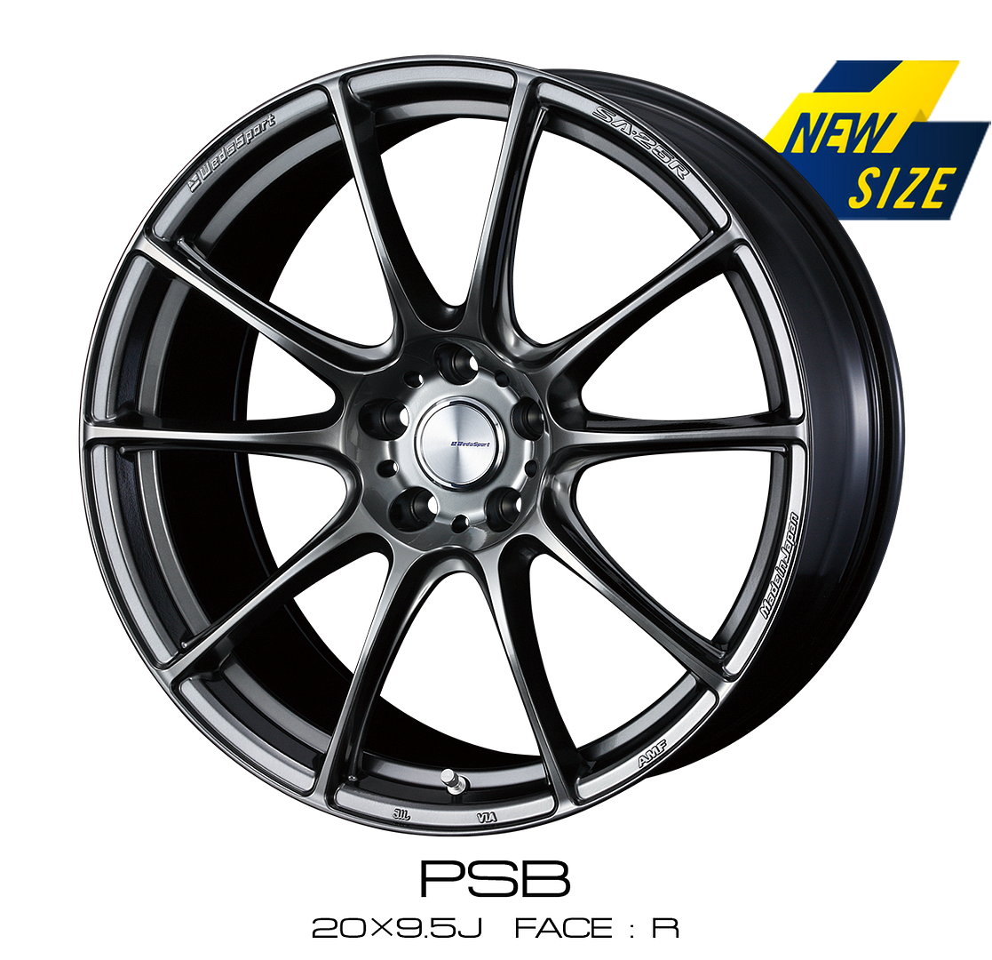 WedsSport Weds SA-25R 19x9.5J +38 5x114.3 PSB Wheel