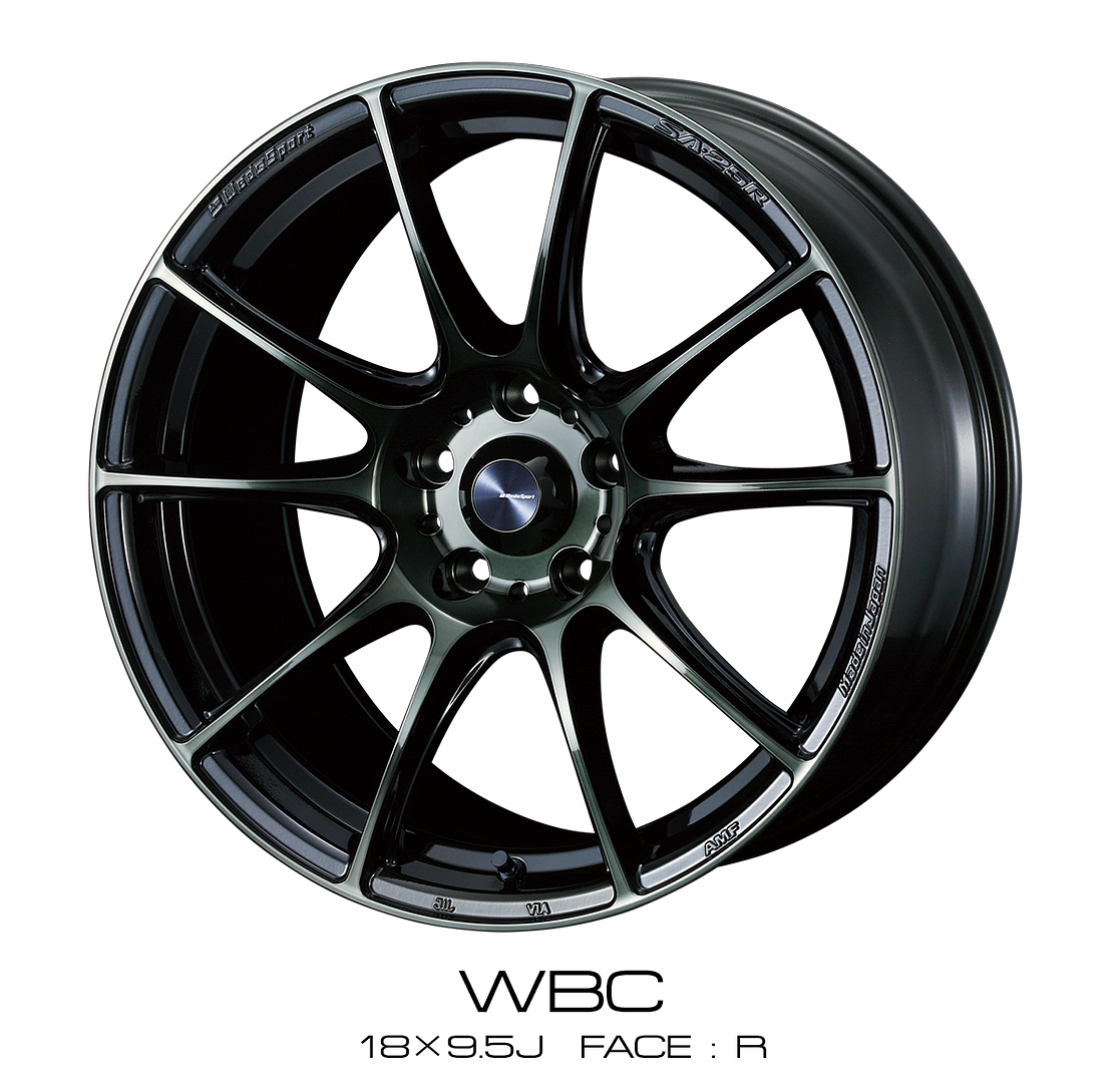 WedsSport Weds SA-25R 18x7.5J +45 5x114.3 WBC Wheel