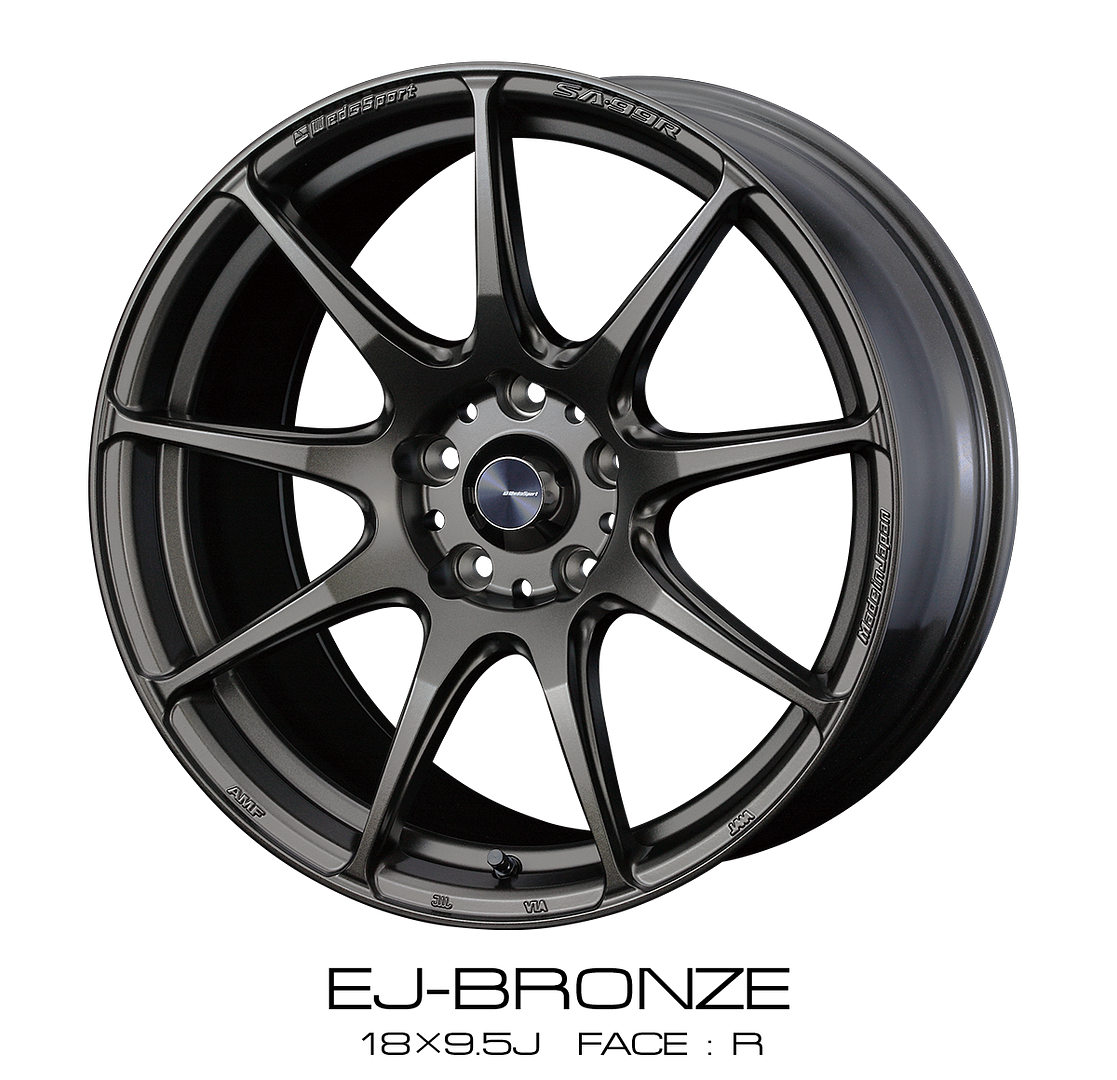 Weds WedsSport SA-99R 18x7.5 +45 5x100 EJ-Bronze Wheel