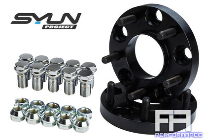 Syun 20mm Hub Centric Rim Wheel Spacer 5x120 72.6 Stud Conversion Adapter 12x1.5