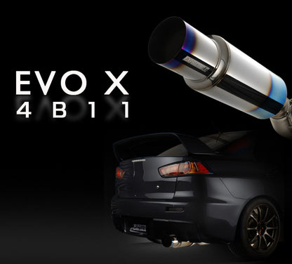 Tomei Expreme-ti Titanium Exhaust: EVO X 10 (4B11 Engine)