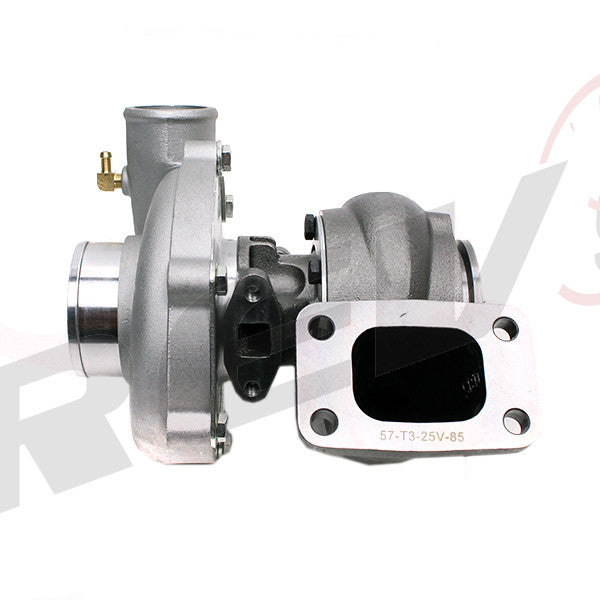 Rev9 TX-50E-57 TurboCharger Turbo Charger T3 AR85 2.5" V band Exhaust 400hp